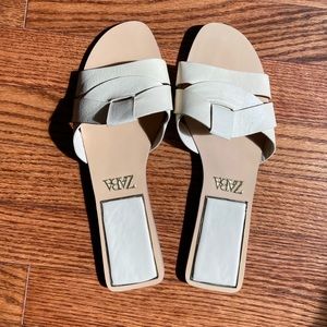 Zara cream leather sandals